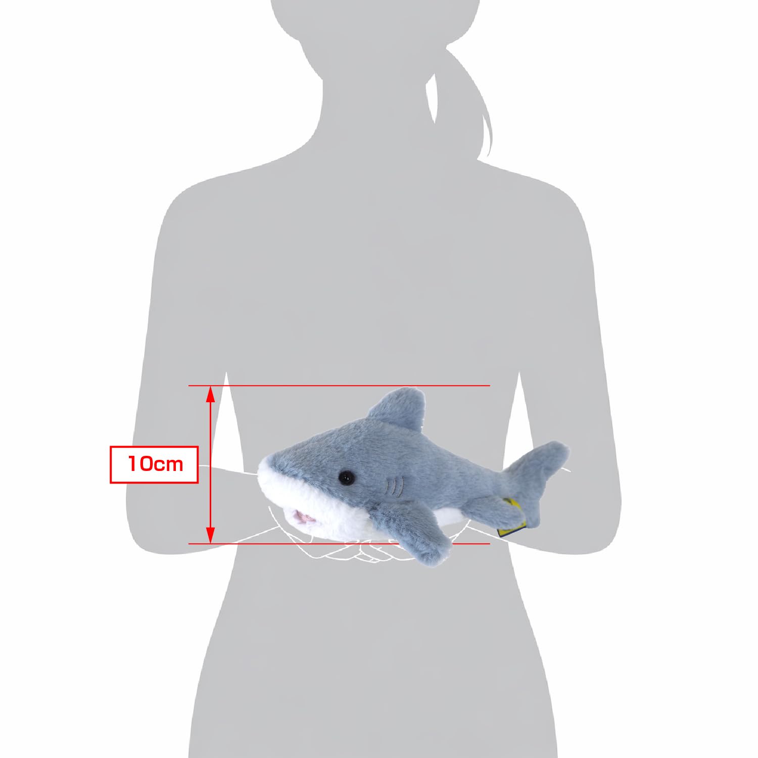 Amazon.co.jp: サンレモン フラッフィーズ ぬいぐるみ S サメ P-7732