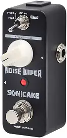 SONICAKE Pedal de efeitos Noise Gate Pedal supressor de pedal de guitarra limpador de ruído Pedal de efeitos de guitarra 2 modos True Bypass
