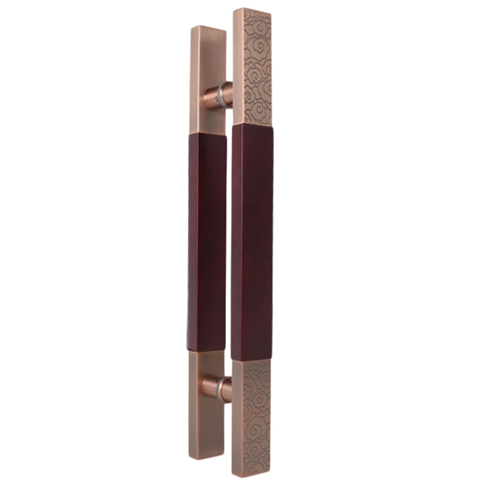 ADGCFKOP Shower Door Handle, Modern Chinese Sliding Door Pull Handle,Exterior Interior Barn Door Handles for Glass Wooden Gate Shower Pulls Office Door Handle(Red,80cm/31in)