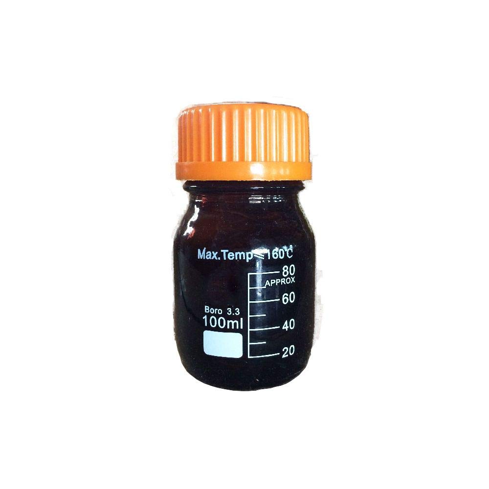 Flacon De Laboratoire En Verre Borosilicate Ambré 100ml-5000ml - Bouchon GL45 - Neuf