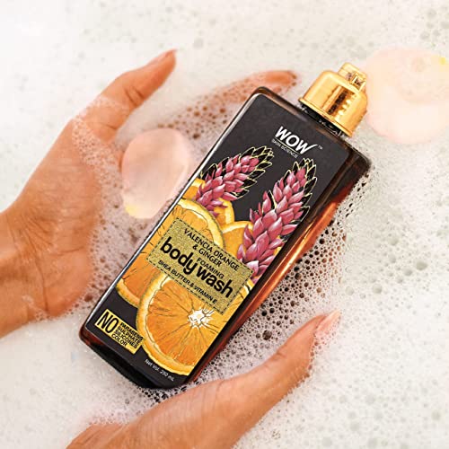 Wow Skin Science Orange & Ginger Foaming Body Wash, Women's Body Wash, Mens Body Wash, Dry Skin Acne Body Wash Women Moisturizing, Shower Gel Body Wash For All Skin Types (250Ml) #TOP6
