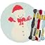 Christmas Snowman with Red Nightcap