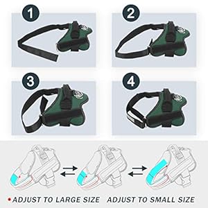   Bolux-Dog-Harness-No-Pull-Reflective-Dog-Vest-Breathable-Adjustable-Pet-Harness-with-Handle-for-Outdoor-Walking-No-More-Pulling-Tugging-or-Choking-Dark-green-M