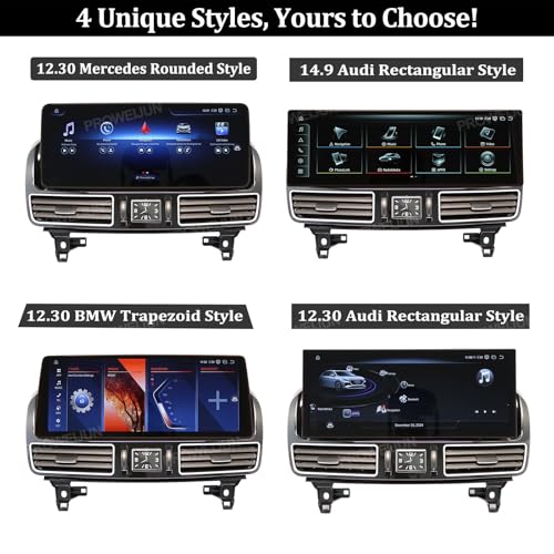 12.3" Car Radio Stereo for Mercedes-Benz GLE W166 GLS 2015-2019 Carplay Android Auto Head Unit Multimedia Player Upgrade IPS Touch Screen(8+128G) by proweijun - Image 9