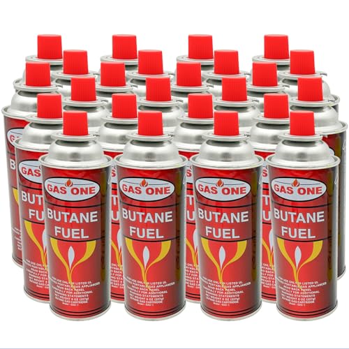 GasOne Butane 8 Ounce Canister, 24 Pack