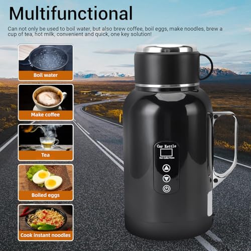 Hervidor eléctrico portátil 1300ml Haofy acero inoxidable miniatura 5