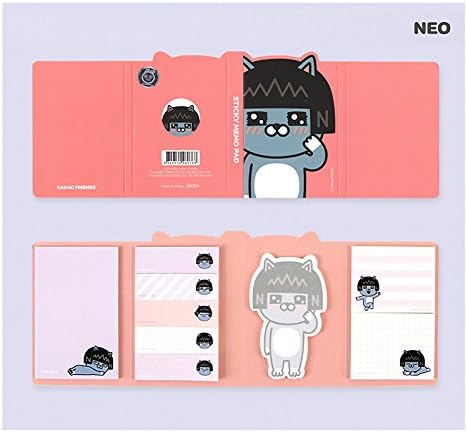 Amazon Co Jp カカオフレンズキャラクター型 付箋 メモ パッド スティッキーメモ Neo 文房具 オフィス用品