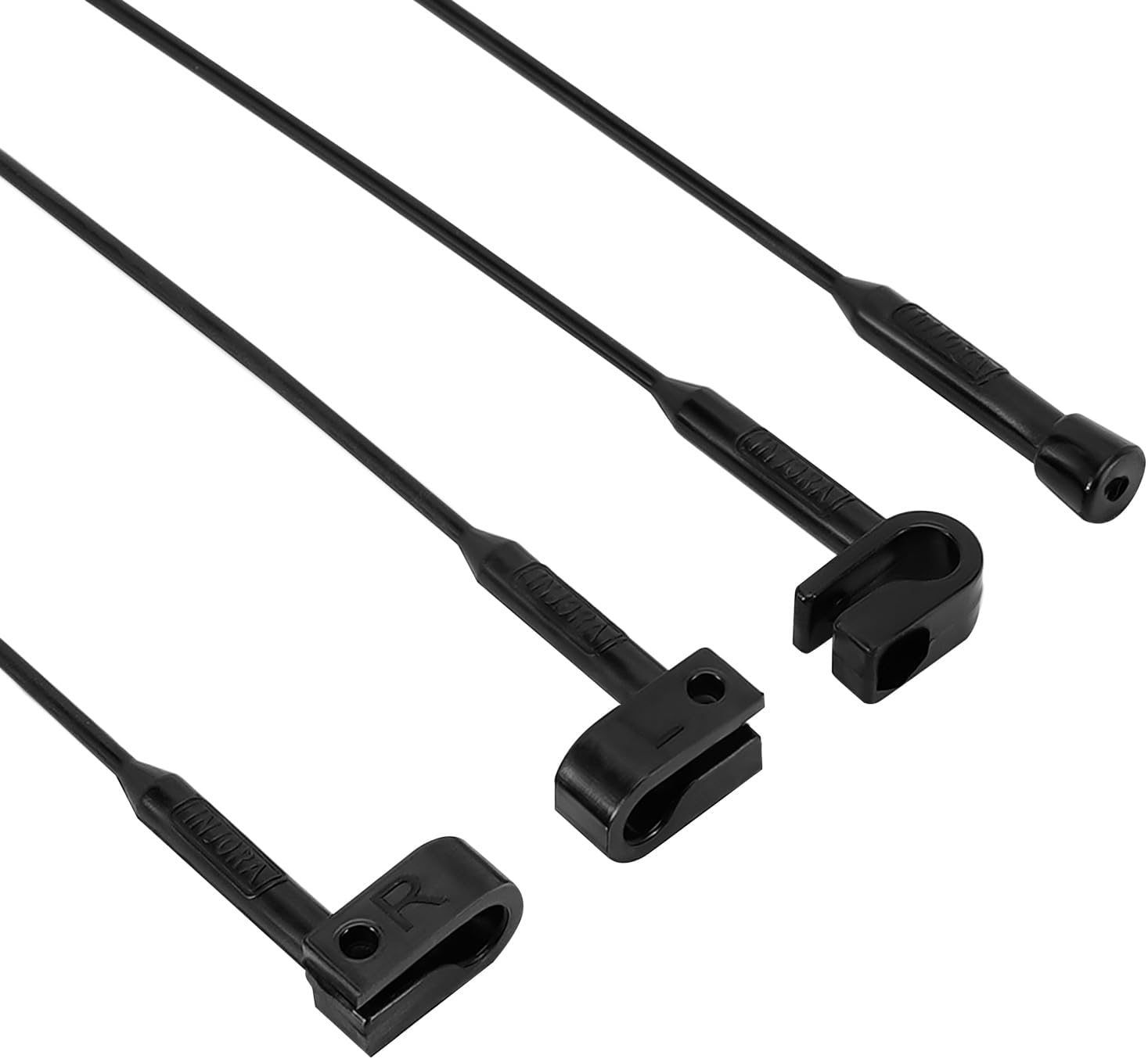 INJORA 10cm Decoration Antenna with Flag for 1/18 1/24 RC Crawler TRX4M SCX24 Ascent18 FCX18 FCX24