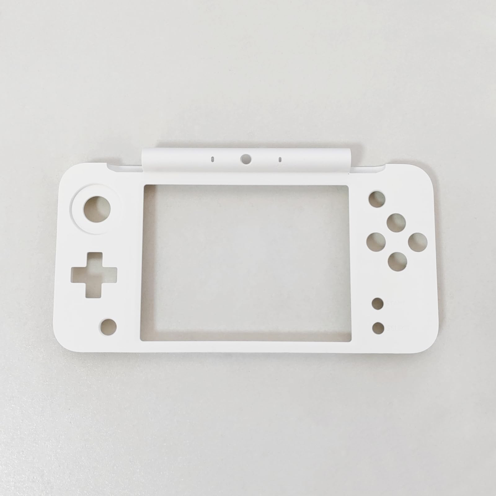 Hzxkqmil Kit Guscio di Ricambio Custodia a Alloggiamento per Nintendo New 2DS XL/New 2DS LL Console, Frontalino Anteriore Telaio Superiore Piastre di Copertura Inferiori (Bianco + Blu)