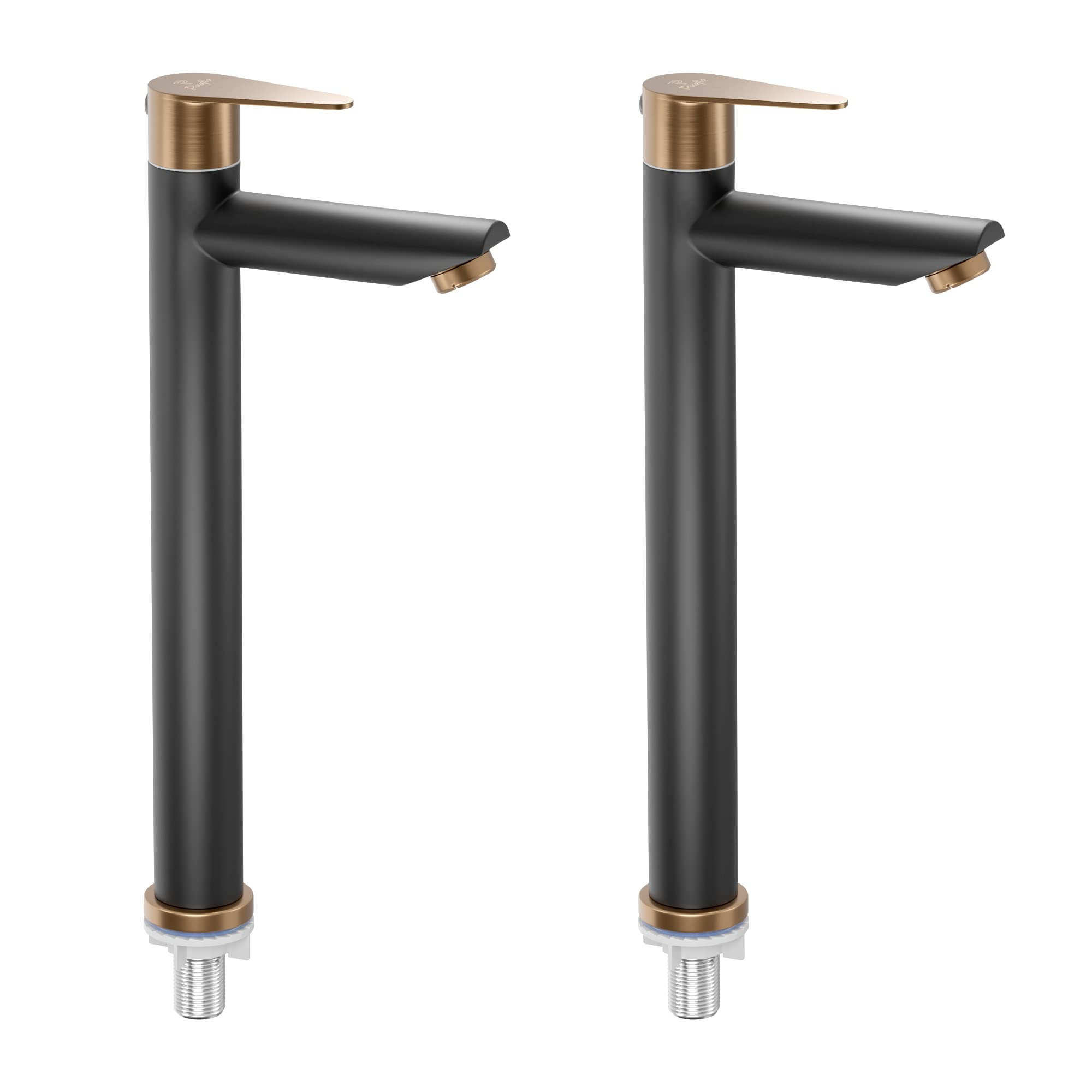 Pixaflo Vocal SS-304 Extended Tall Body Pillar Cock 12" Tap for Wash Basin | Stainless Steel (Black Bronze | Pack of 2) (B0BNXSZH7B) Amazon Price History, Amazon Price Tracker