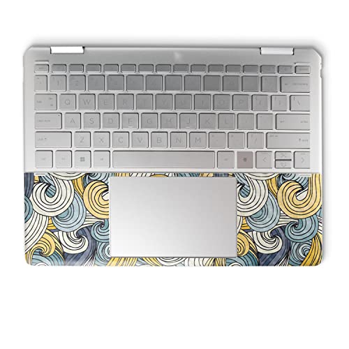 Image of MightySkins Carbon Fiber Skin Compatible with HP Spectre x360 14 inch (2022) Full Wrap Kit - Turbulence | Protective, Durable Textured Carbon Fiber Finish | Easy to Apply | Made in The USA