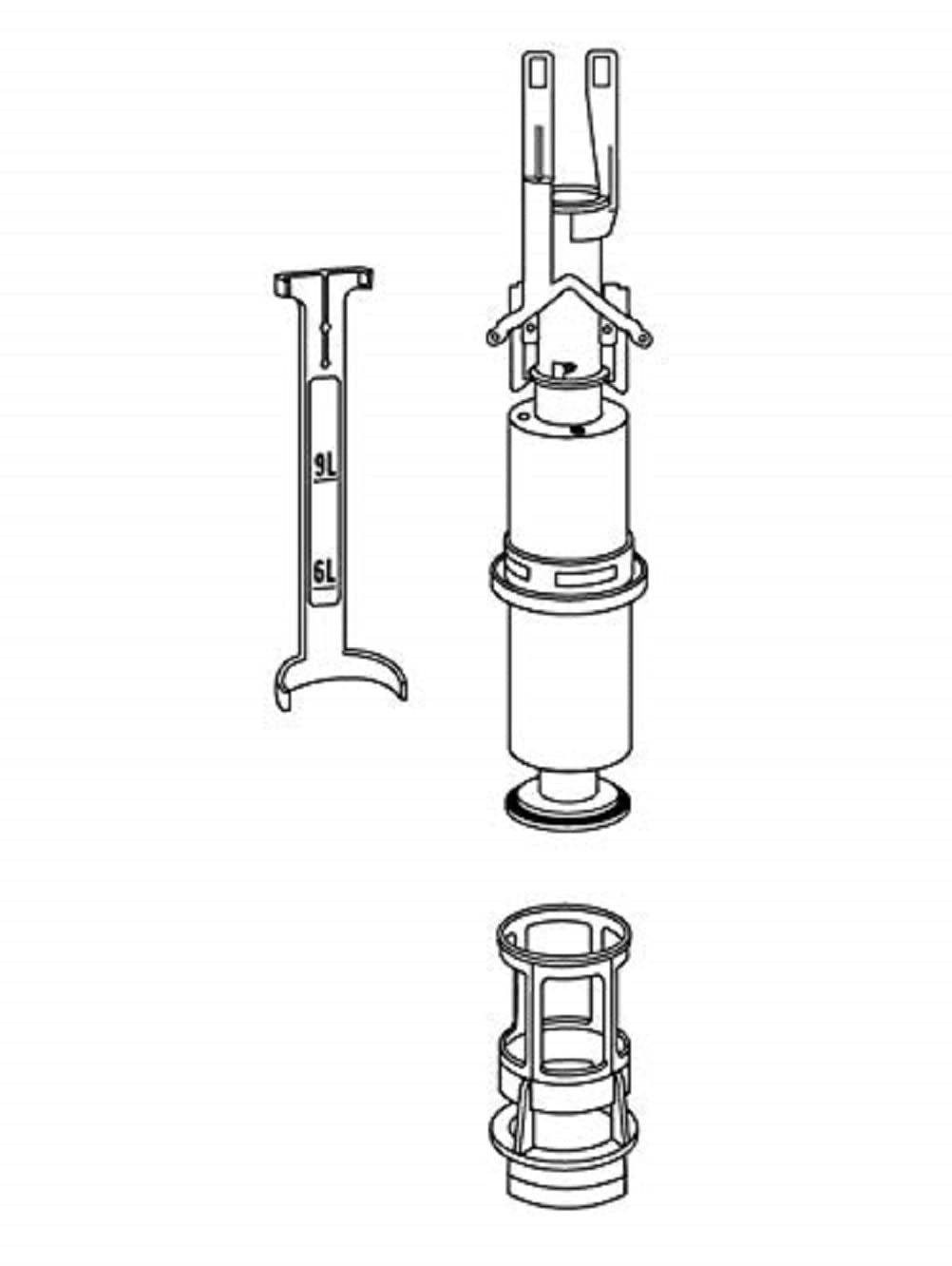 Mepa590738 Drain Valve Set UPSK SCA12-E11-E21-E31, Multicoloured