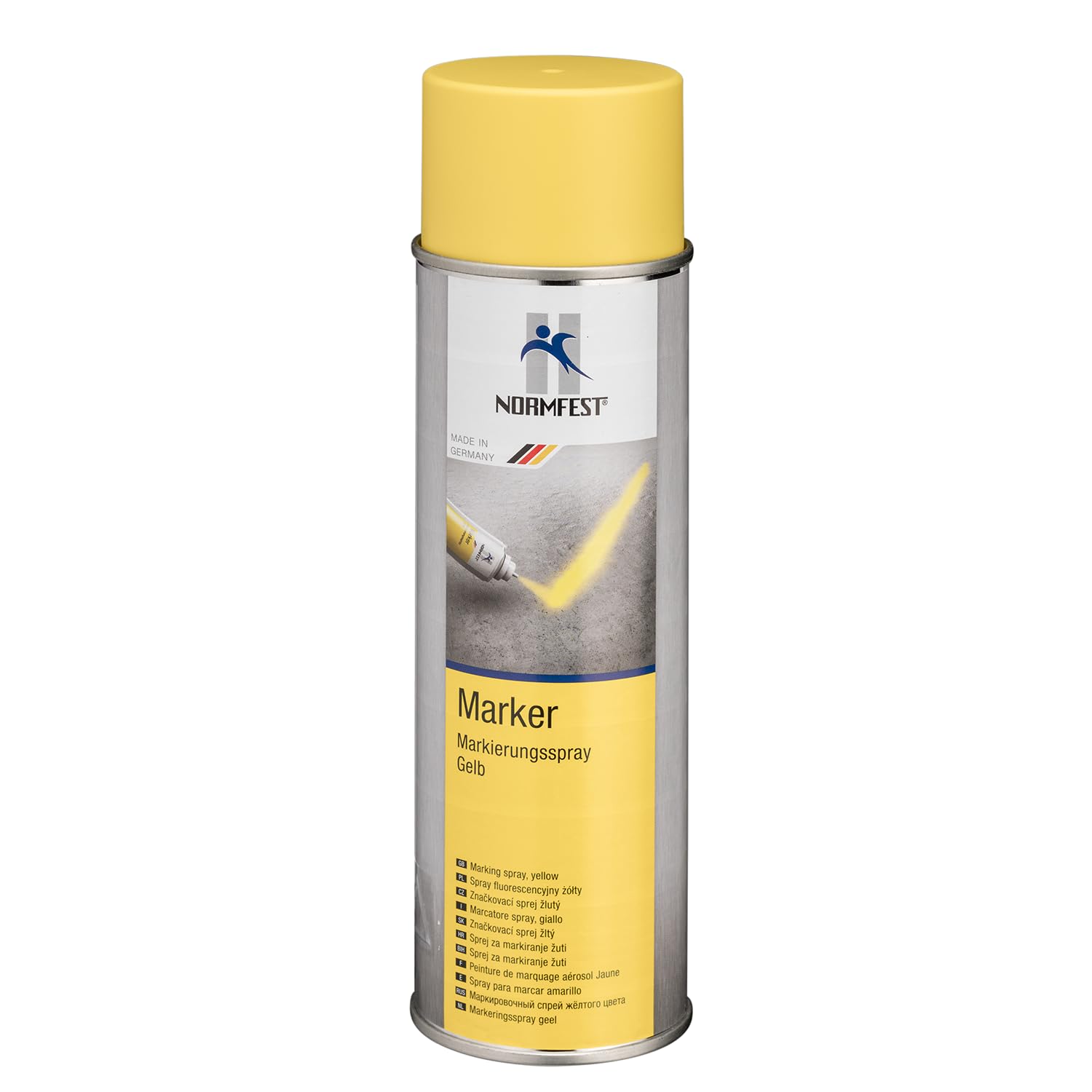 Standard Safe Marker Yellow Marker Paint Marking Spray 400 ml