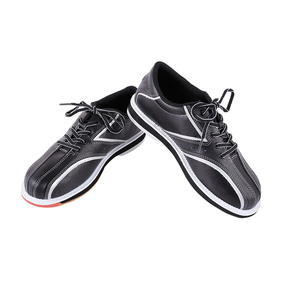 Herren Bowling Schuhe, Lässige Mode Indoor Bowls Turnschuhe Komfort rutschfeste Bowler Sport Athletik Trainer