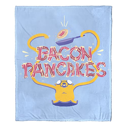 Northwest Adventure Time Silk Touch Throw Blanket, 50" x 60", Bacon Pancakes