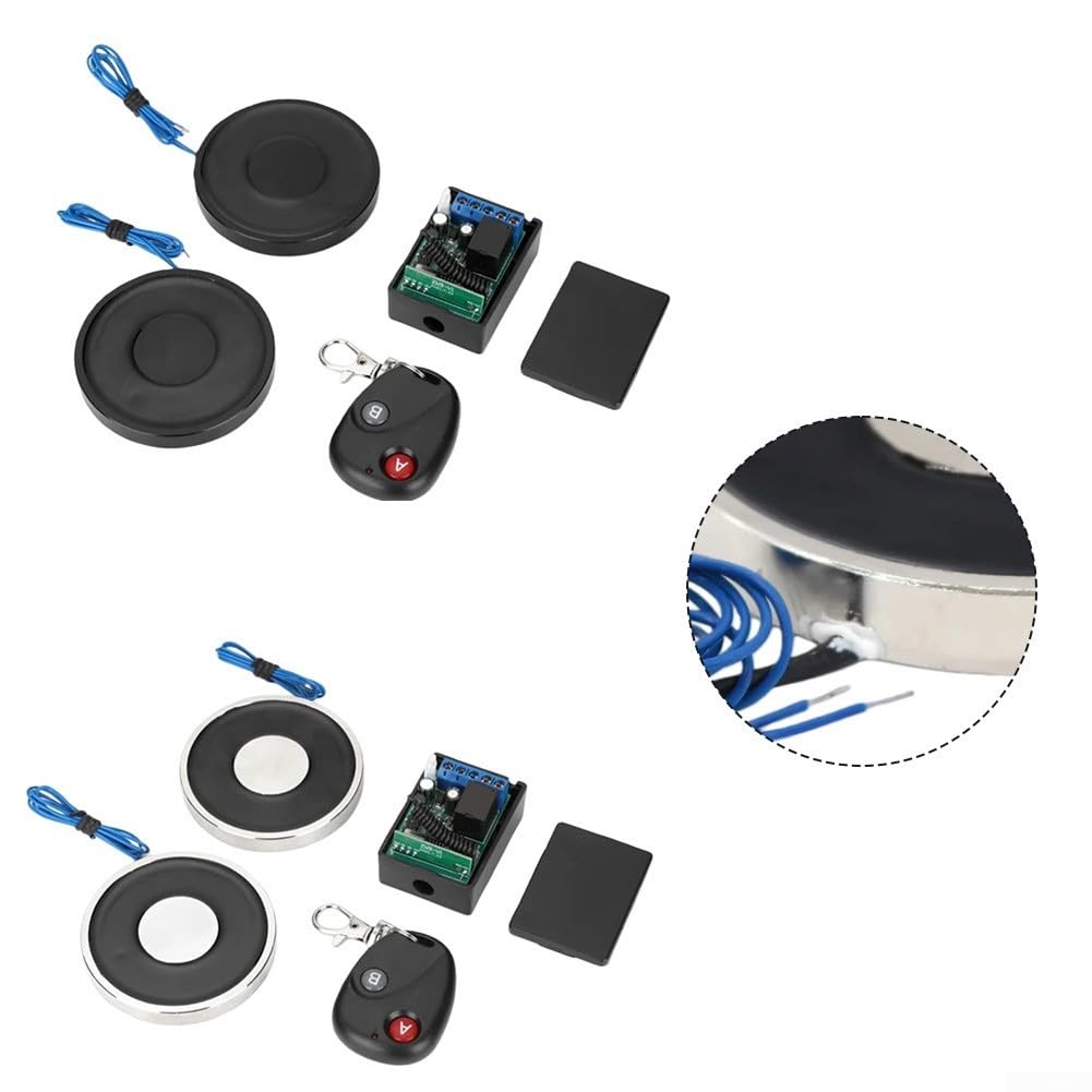 Elettromagnete industriale 12 V per assortimento a braccio robot (nero 12 V