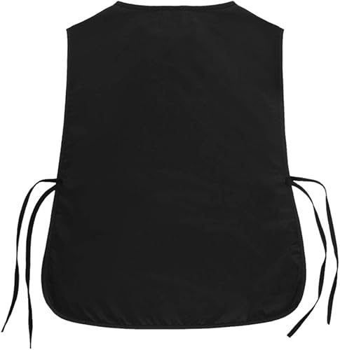 Miniatura 2 de TOPTIE Delantal unisex bordado aduana del chef de la cocina del chaleco del zapatero, uniforme de trabajo de la preparación de la pintura del arte