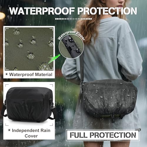 Bolsa para Cámara DSLR/SLR Impermeable Verde miniatura 5
