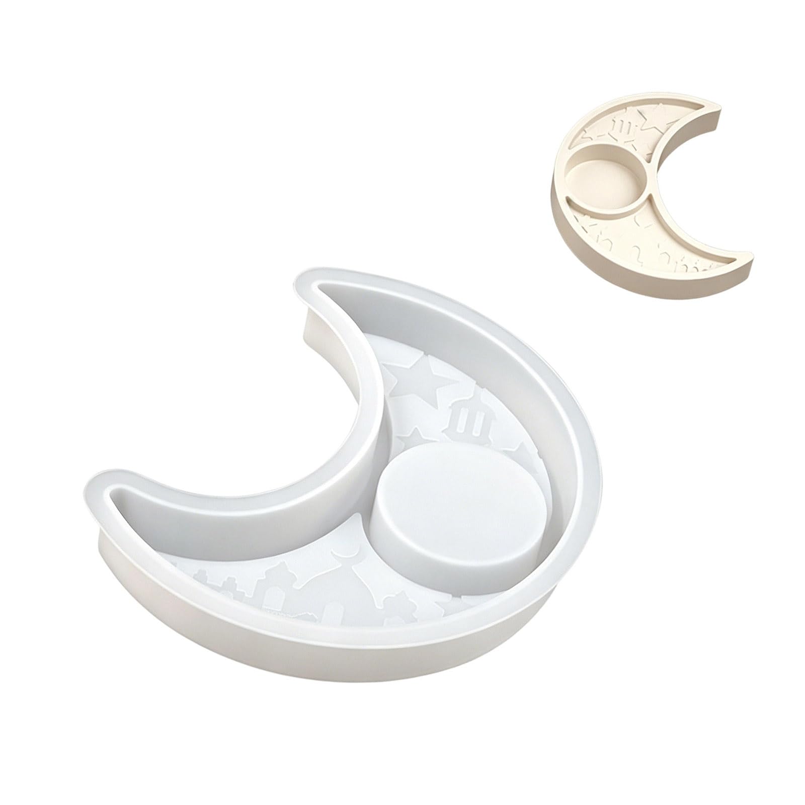 ADYJEE Decorative Tealight Holder Mold in Silicone, Casting Form for Resin, Plaster and Home Display Creations Tealight Insert Mold Resin Holder Plaster Form Decor Silicone Home