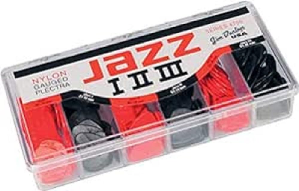 JIM DUNLOP Púas Jazz III XL nylon 1,38mm sachet 6