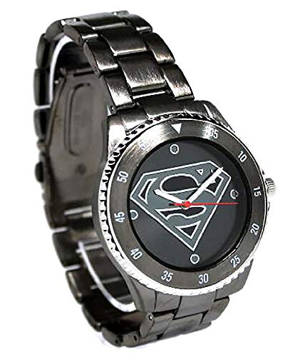 Superman Watch (Gun Metal Stainless Steel SUP8005)