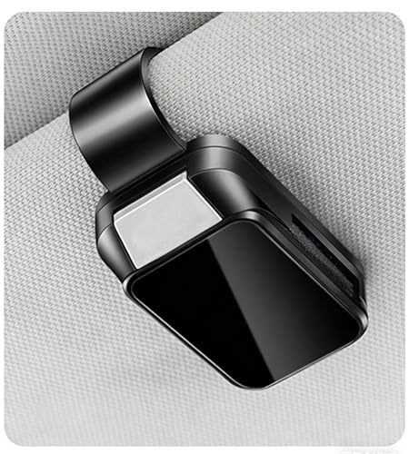 LBaihui Car Visor Glasses Clip for Suzuki Vitara Brezza 2020-2025, Multi-Function Card & Ticket Holder, Clip-On Design,Black