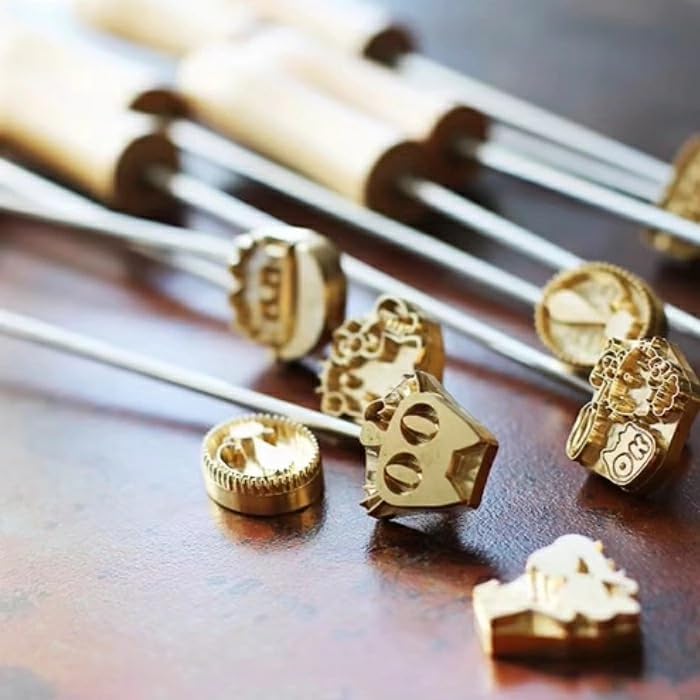 KUNNKENN オーダー焼印 オリジナル オーダーメイド オーダー スタンプ 弁当 クッキー ギフト プレゼント 名入れ パン パ