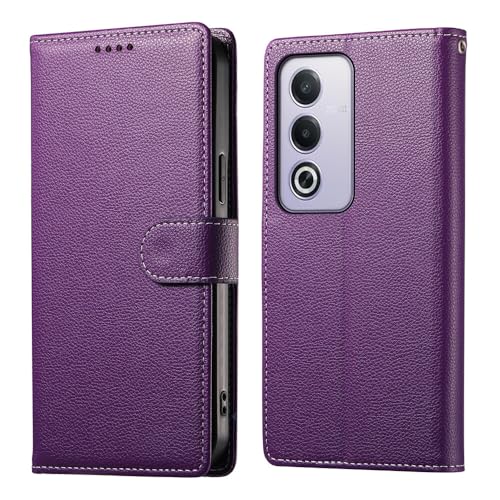 Étui Oppo A77 4G violet avec rangement de cartes pour vos sorties
