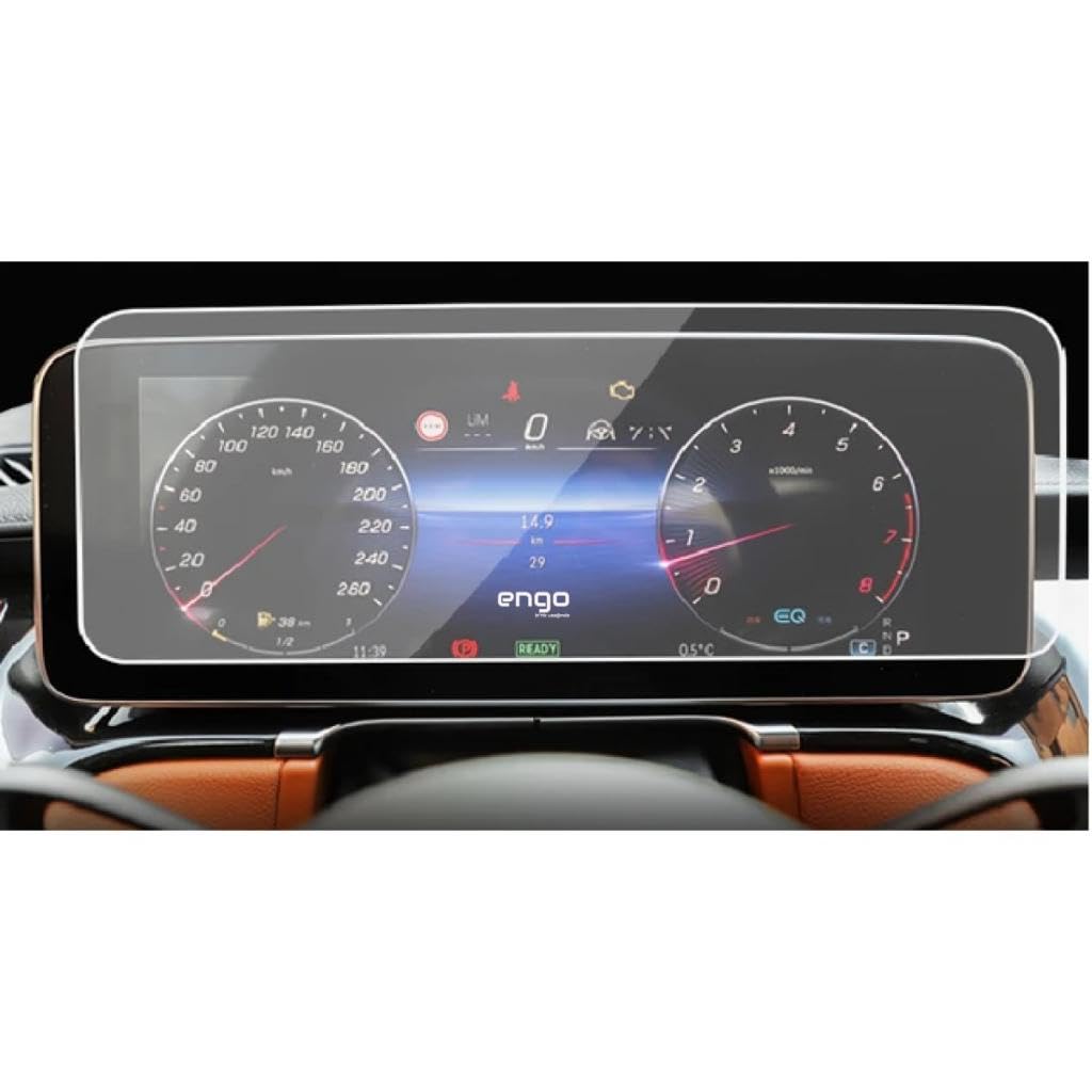 Engo Mercedes S450 12.3 İnç İle Uyumlu Dijital Gösterge Ekran Koruyucu