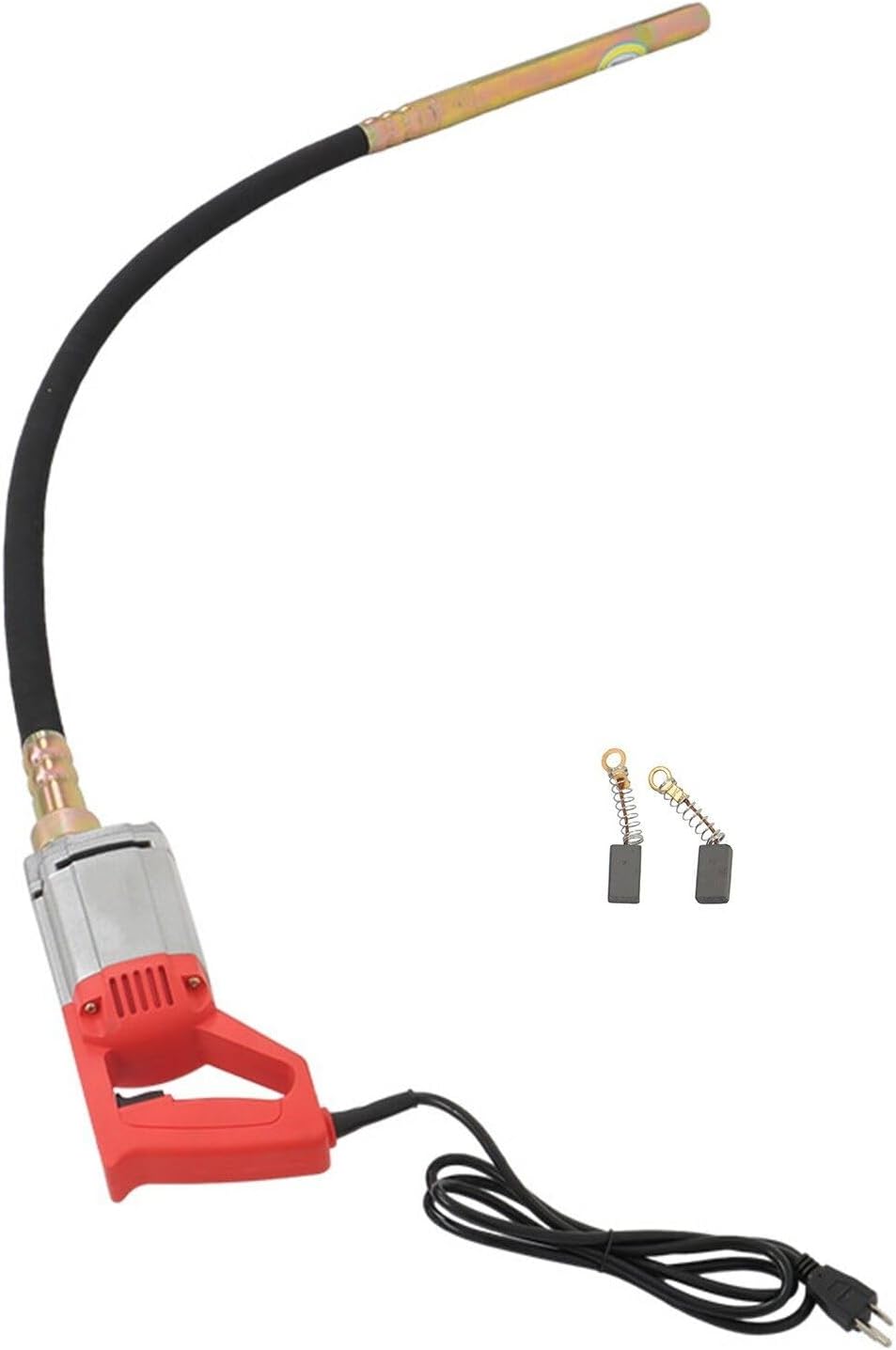 findmall Electric Concrete Vibrator 1300W 110V Hand Held Concrete Vibrator 5Ft Long Cement Vibrarator