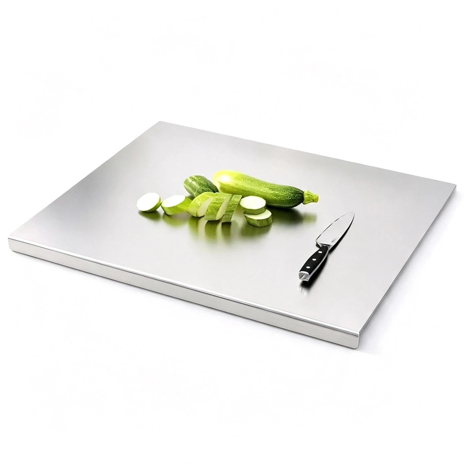 304 Stainless Steel Chopping Board 40x30cm for Meat, Bread and Pastry