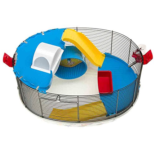 Ferplast Gaiola para hamster, 50 x 34 cm, 41,6 x 42,5 cm