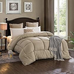 Edredon Cafe Edredón Y Edredón 100% Poliéster De Invierno, Relleno De Microfibra con Un Peso De Relleno De 3000 G, Transpirable Y Agradable para La Piel (Café,150x200cm 2.0kg)