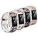 Fit-power - Correa de repuesto para Fitbit Charge 2, accesorio ajustable para pulsera de actividad física Fitbit Charge 2, pequeña y grande, Pack of 4A, Small Size