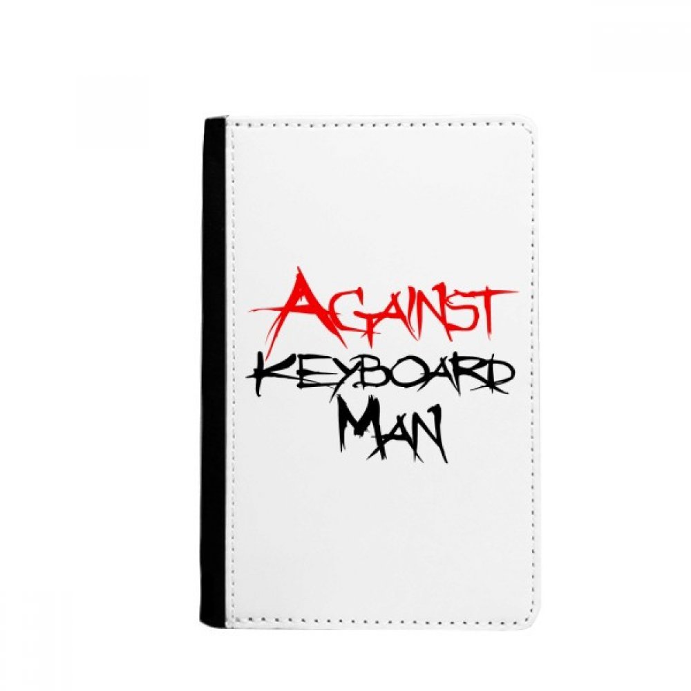 DIYthinker Against Keyboard Man Passport Holder Notecase Burse Wallet Cover Card Purse