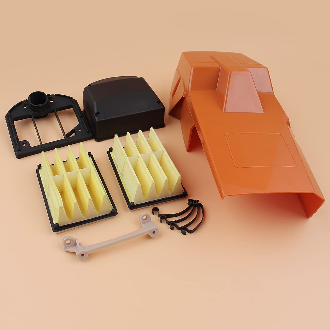 DUNLAP Kit de conjunto de filtro de aire de cubierta superior Wrappe apto for 268 272 272XP 503 40 60-01 repuestos de motosierra Motosierra Gasolina Бензопила
