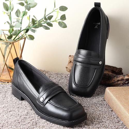 Image of YOHO Stella Loafers for Women | Comfortable & Stylish Bellies | Fashion Moccasins with Footpharma Footbed | Slip-on for Casual & Formal Wear | 002