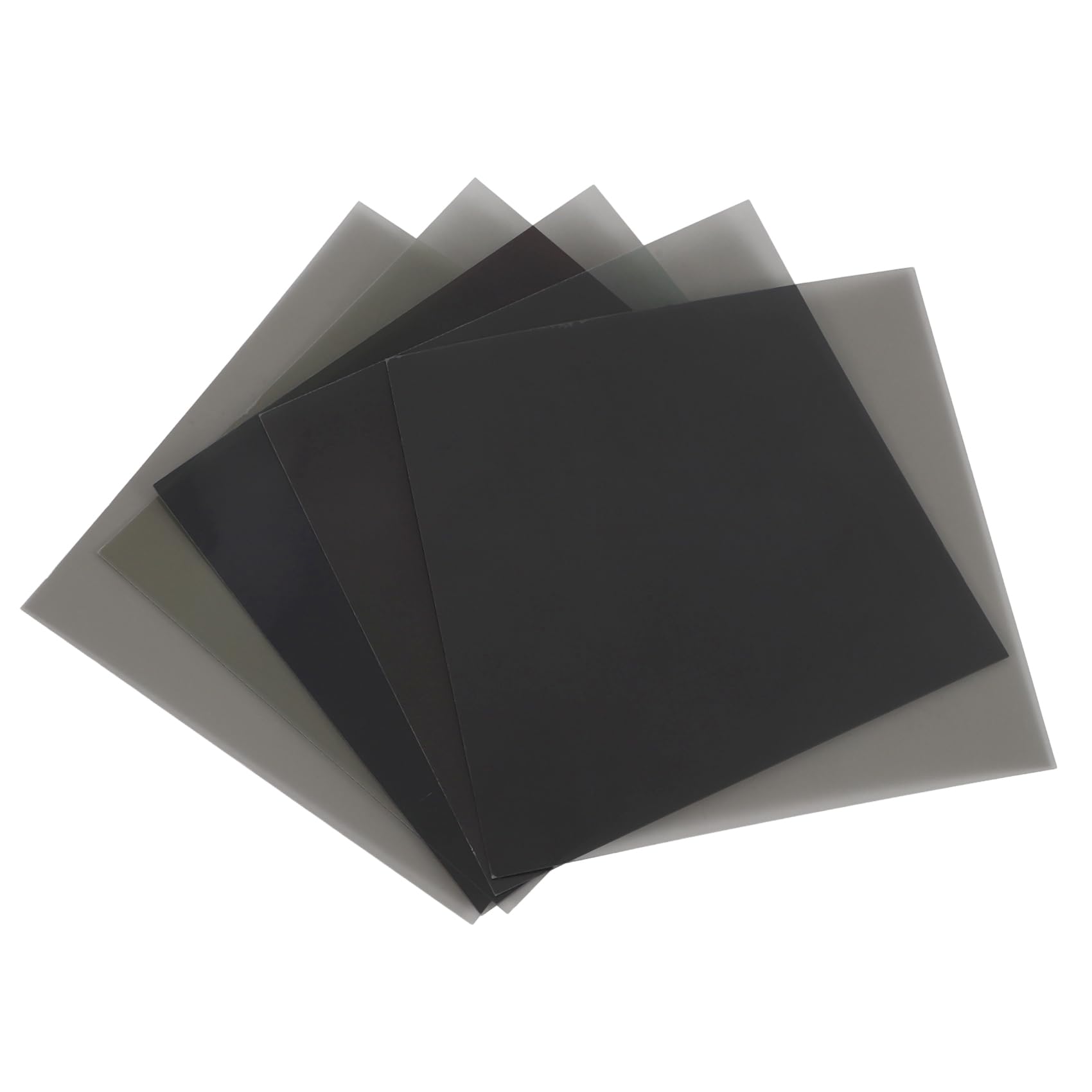 Liniowa polaryzacyjna, filtr polaryzacyjny LCD/LED do fotografii polaryzacyjnej, 10 x 10 cm, 5 sztuk, bez kleju