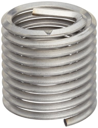Insert fileté de bobine E-Z LOK 1/8 pour métal en acier inoxydable 18-8 de 5,1 cm lot de 3