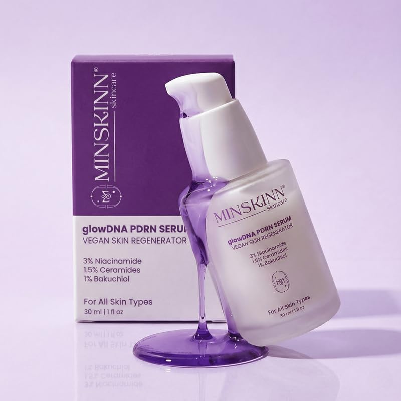 Vegan PDRN Serum with Centella, Bakuchiol & Ceramides for Glass S...