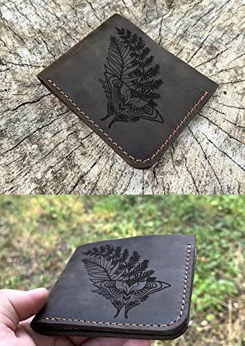 TLOU Part II Leather Wallet Mens, Gift for Him, Ellie's Tattoo TLOU II Mens Wallet, Gamer Gift, Custom Leather Wallet Handmade Husband Gift Boyfriend Gift, Geek Gift4