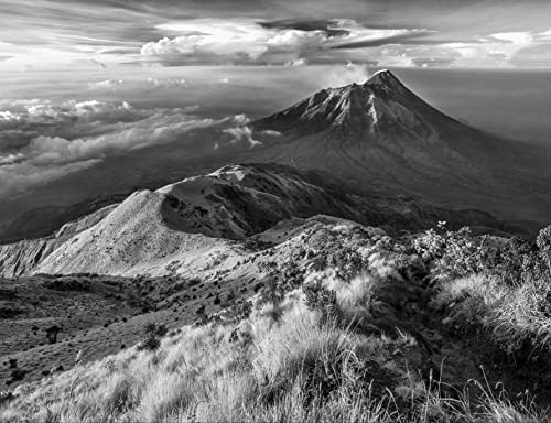 Preisvergleich Produktbild hansepuzzle 20447 - Merapi Puzzle 1000 Teile - Natur-Puzzle mit hochwertiger Aufbewahrung: Kartonbox und wiederverschließbarem Beutel - Format 60 × 46 cm