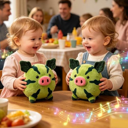 Peluche de sandía interactivo para juegos en el coche, el sofá y el interior 2
