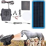2026 Solar Heater for Chicken Coop, 30W Solar Powered Heater, Chicken Coop Heaters for Winter, Waterproof, SolarS Panel Heaters with Overheating Protection, for Drying Heating Pet House (+Accessory)