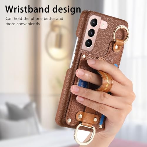 Coque pour S22 Plus marron idéale pour travailler au café - 5