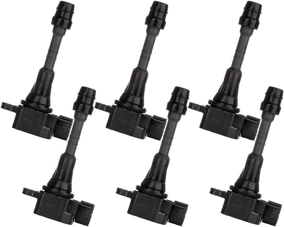 FINDAUTO UF401 5C1430,C1439 Ignition Coil Coils Pack Compatible for Nissan 350Z 3.5L 2003-2008,for Infiniti M35h 2012-2013,for M35 3.5L 2006-2008,for G35 2003-2007,for FX35 2003-2008 set of 6