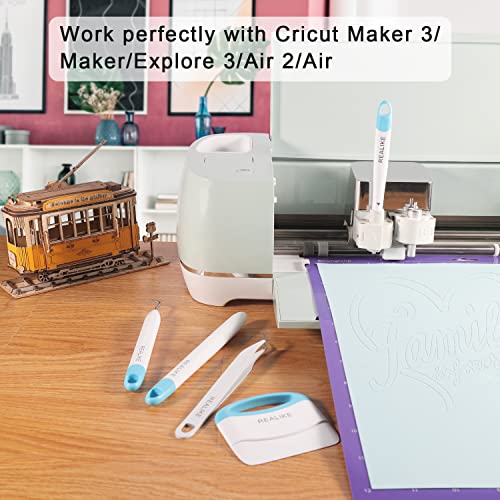 REALIKE Stylus Scoring for Cricut Maker 3/Maker/Explore 3/Air 2/Air/One Stylus Scoring Tool Pen for Folding Cards Envelopes Boxes 3D Creations - Image 2