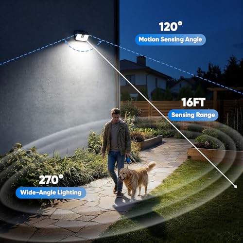 Outdoor Motion Sensor Lights 4-Pack