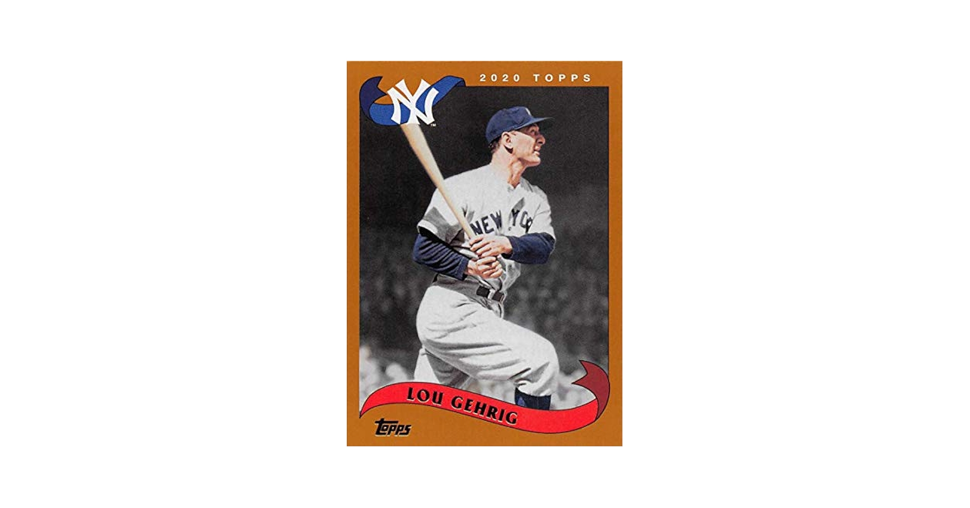 MLB Lou Gehrig 100枚限定 バットカード LOU GEHRIG, Yankees