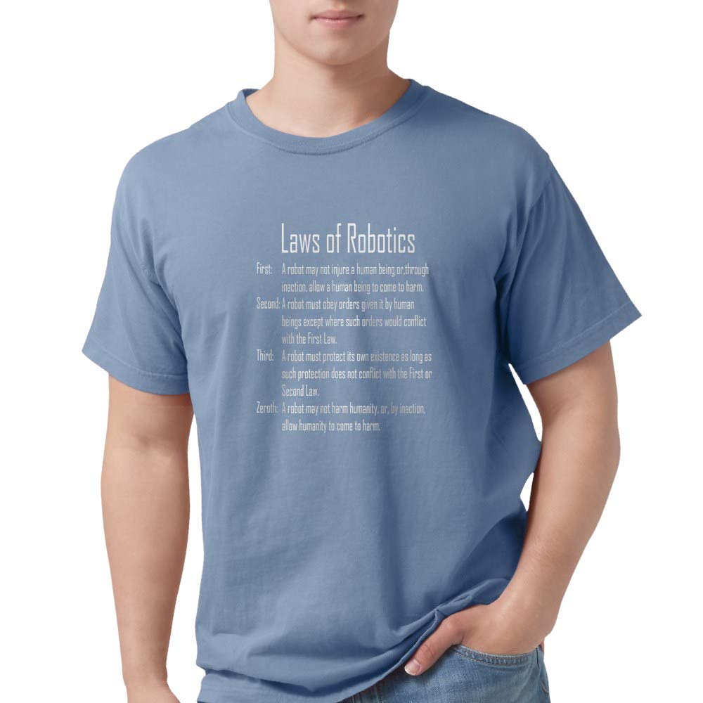 CafePress Robotics Wht T Nb Mens Comfort Colors Shirt